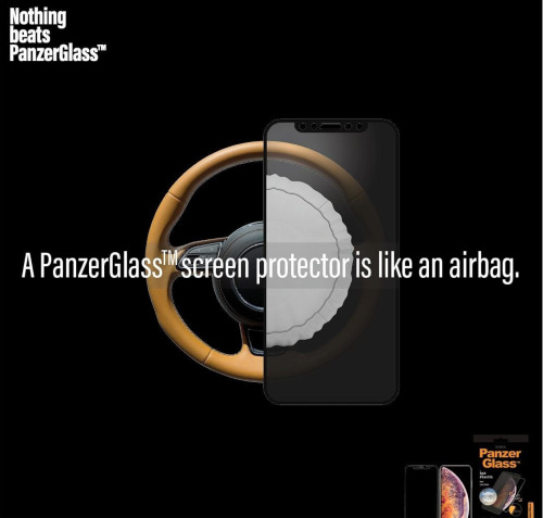 Tvrzené sklo PanzerGlass Edge-to-Edge Anti-blue light na Apple iPhone XR/11 černé PanzerGlass Edge-to-Edge pro Huawei P30, černá