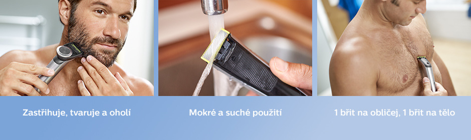 Zastřihovač vousů Philips OneBlade Pro QP6620/64