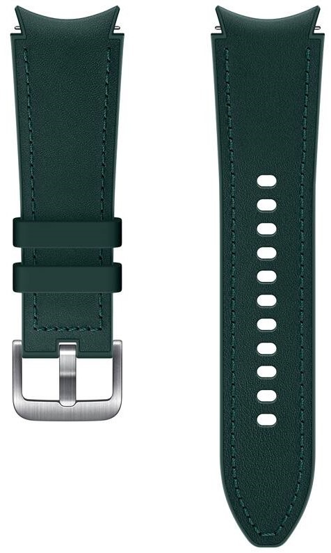 Řemínek Samsung Hybridní kožený 20mm (velikost S/M) zelený