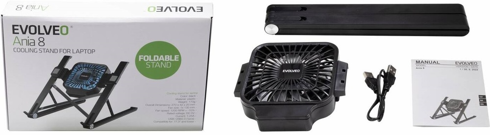 Chladící podložka pro NTB Evolveo Ania 8 na 15,6" Evolveo Ania 8