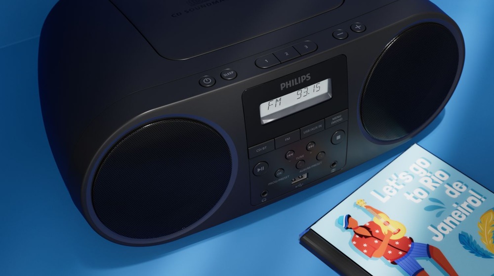 Radiopřijímač s CD Philips TAZ5000 černý