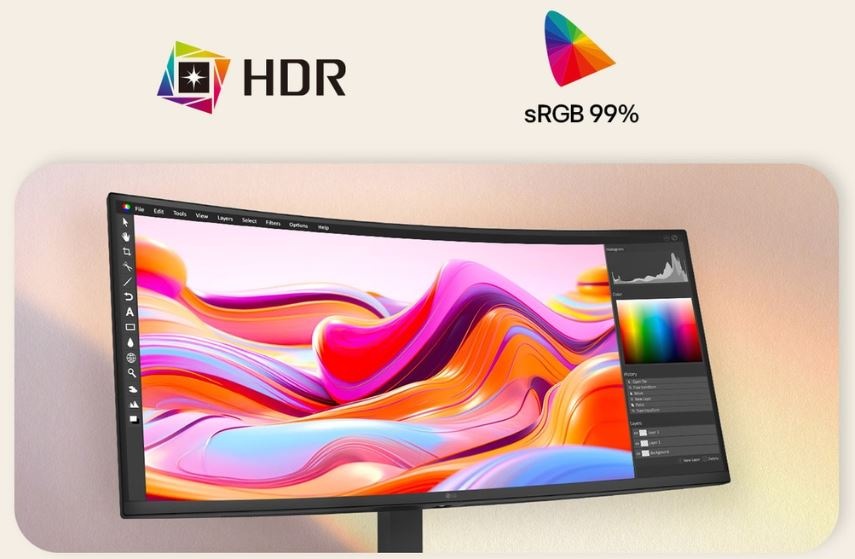 Herní monitor LG 34U640B-B černý Herní monitor LG 34U640B-B s podporou HDR a 99% sRGB