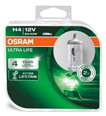 Autožárovka Osram 64193ULT-HCB (2 ks) Osram sada 2ks H4 12V 60/55W P43t ULTRA LIFE