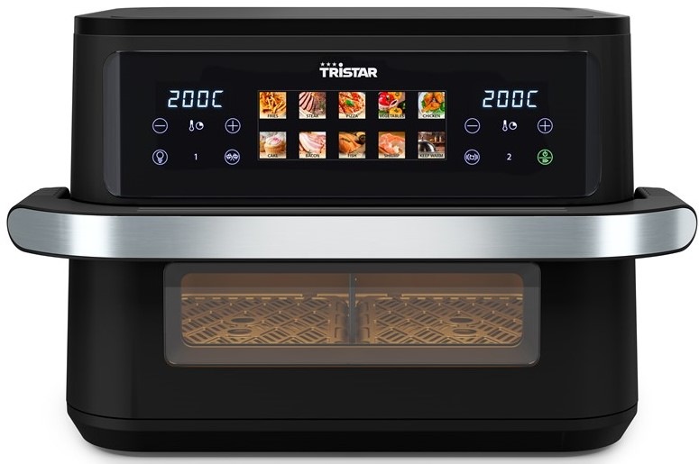 Fritéza horkovzdušná Tristar FR-9078 Dual zone flex 10 l černá