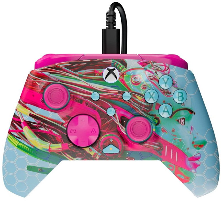 Gamepad Turtle Beach Rematch Advanced - Xbox Series X/S, Xbox One, PC - růžový