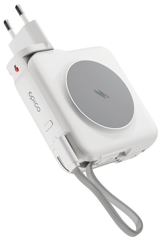 Powerbanka Epico s kapacitou 10 000 mAh, bílá barva