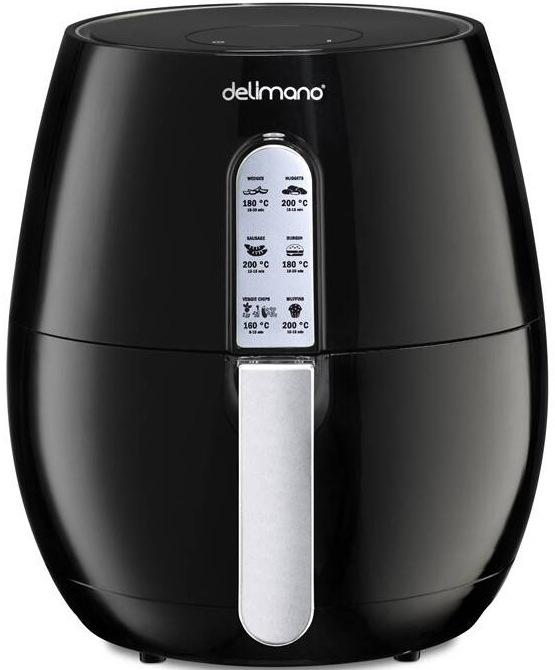 Delimano AIR FRYER DELUXE, černá