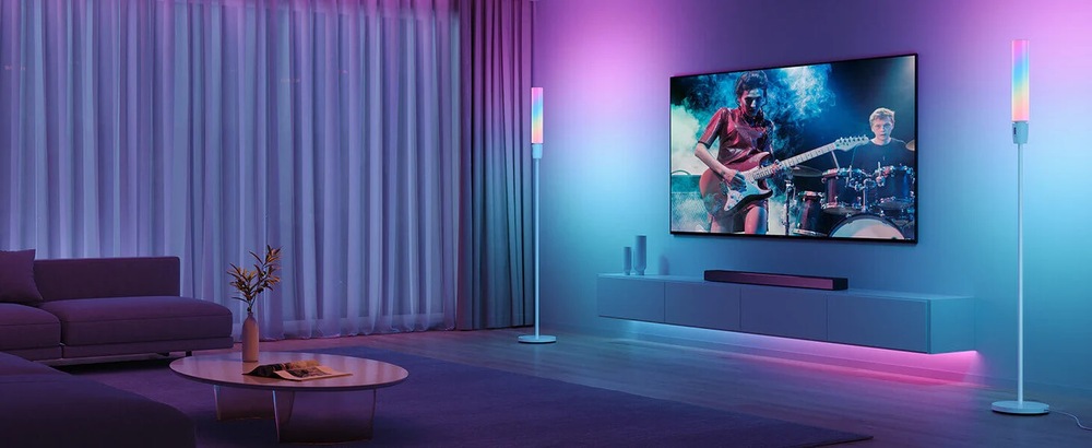 Stojací lampa Govee Smart LED RGBICWW bílé
