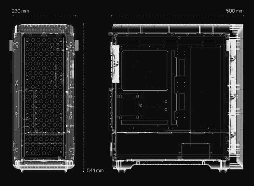 Case FSP CUT593P černá Fortron CUT593P pojme i výkonný hardware