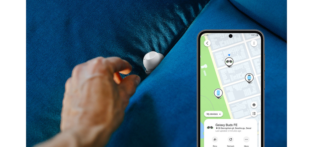 Sluchátka Samsung Galaxy Buds FE bílá Sluchátka Samsung Galaxy Buds FE bílá