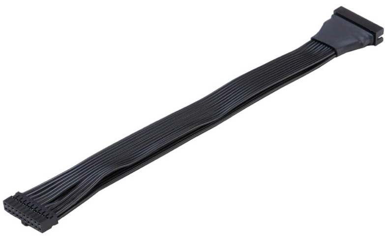 AKASA kabel prodlužovací interní USB 3.0 19-pin, M/F, 15 cm
