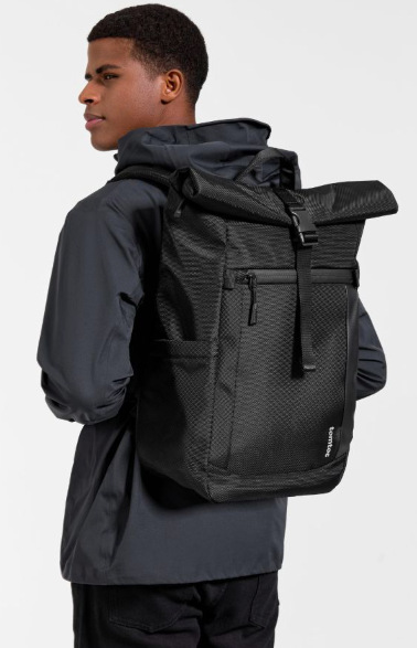Batoh na notebook tomtoc Navigator - T61 Rolltop Backpack L - černý