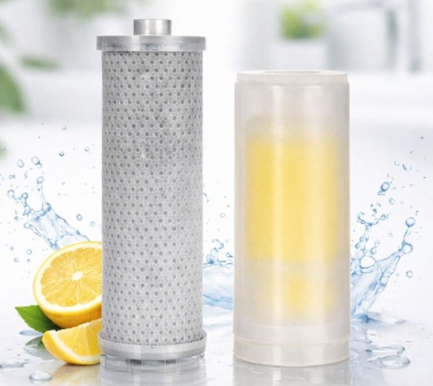 Sprchový filtr GLOX SF001C bílý Sprchový filtr GLOX SF001C pro sprchovou hlavici ACF redukující bakterie, chlór, mikroplasty, pesticidy, těžké kovy
