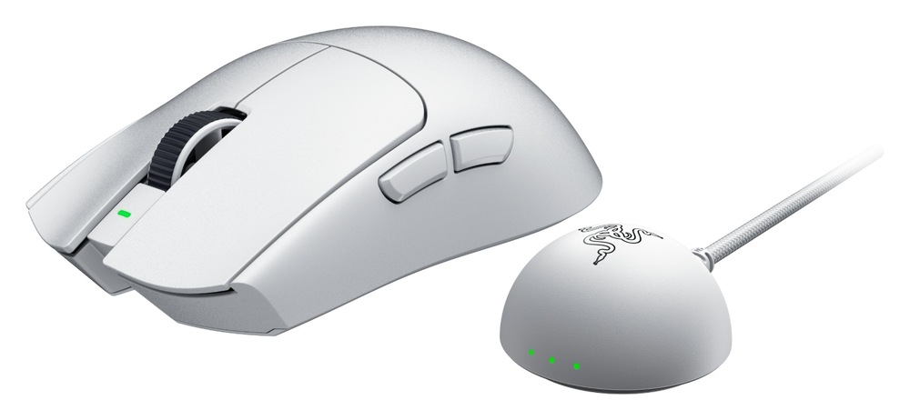 Myš Razer Viper V4 Pro bílá Herní myš Razer Viper V4 Pro s adaptérem
