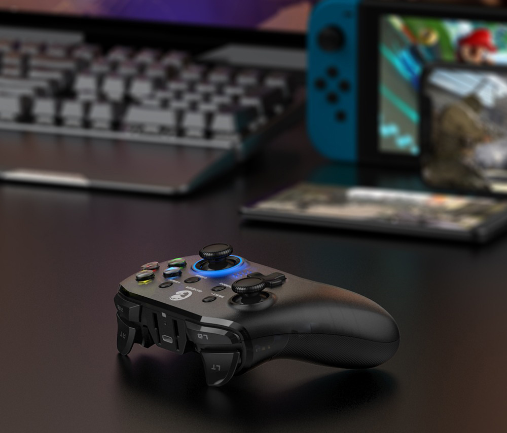 Gamepad GameSir T4 Kaleid RGB černý/průhledný GameSir T4 Pro Wireless