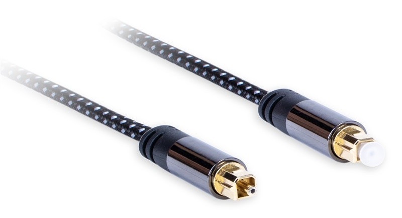 Kabel AQ Optický Toslink 1,5m černý