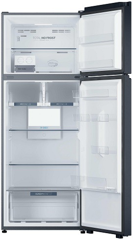 Chladnička Haier HPR5718DNMB černá prázdná otevřená chladnička haier HPR5718DNMB zepředu