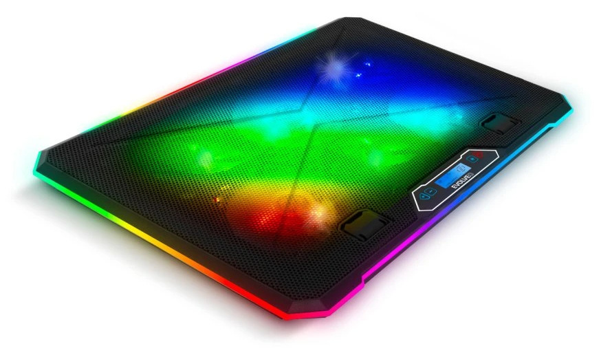 Chladící podložka pro NTB Evolveo Ania 9RGB černá Chladicí podložka EVOLVEO ANIA9RGB s barevným podsvícením
