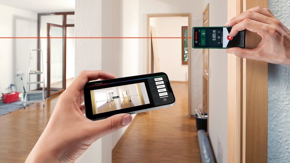 Laserový dálkoměr Bosch AdvancedDistance 50C, 0.603.672.2Z0 Laserový dálkoměr Bosch AdvancedDistance 50C, 0.603.672.2Z0
