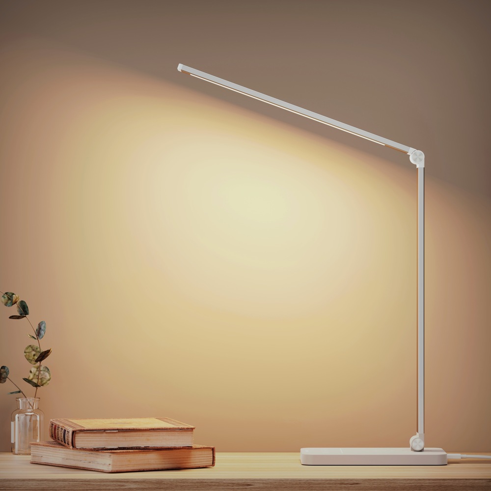 Stolní LED lampička Cubenest LTW01 stmívatelná s USB portem bílá Stolní LED lampička Cubenest LTW01 stmívatelná s USB portem bílá