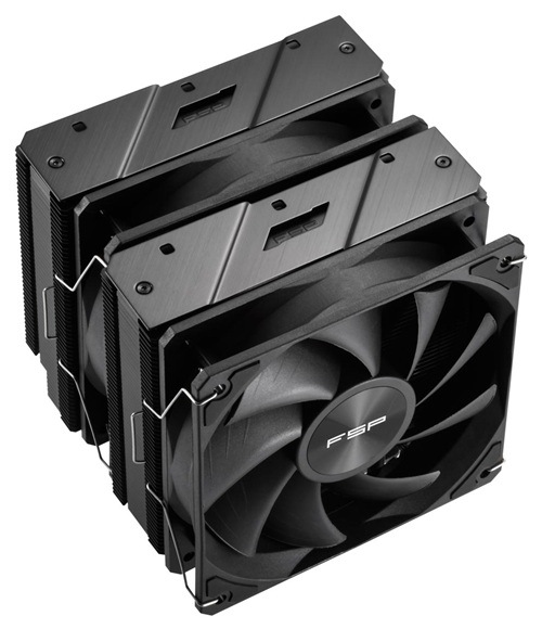 Chladič CPU FSP MP7-B Dual černý Chladič CPU FSP MP7-B Dual černý