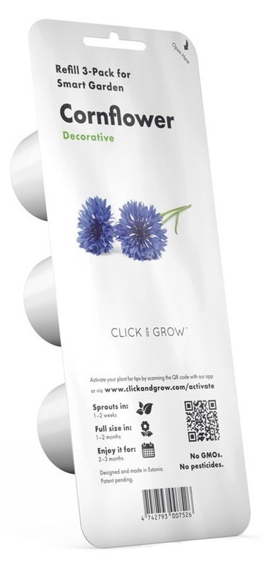 Semínka Click and Grow s rychlým cyklem pěstování, 3 ks sazenic