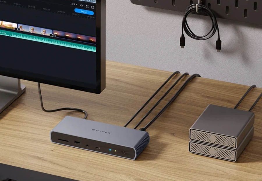 Dokovací stanice Hyper Thunderbolt 4 hliník Výhodou Hyper Thunderbolt 4 je i univerzální kompatibilita