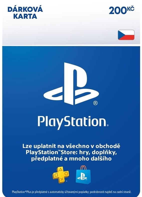 Sony PlayStation Store CZ - elektronická peněženka 200 Kč Sony PlayStation Store CZ - elektronická peněženka 200 Kč