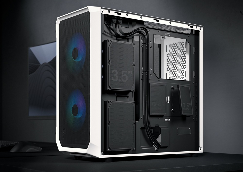 FRACTAL DESIGN Focus 2 RGB Tempered Glass Clear Tint