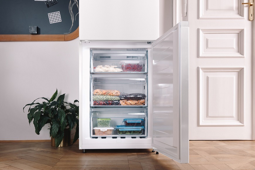 Chladnička Gorenje N61EA2W4, bílá, zvukový alarm