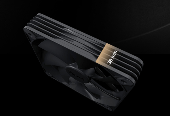 Case Asus ProArt PA602 WALNUT WOOD MODERN TG černá Asus ProArt PA602 exceluje také po stránce chlazení hardwaru