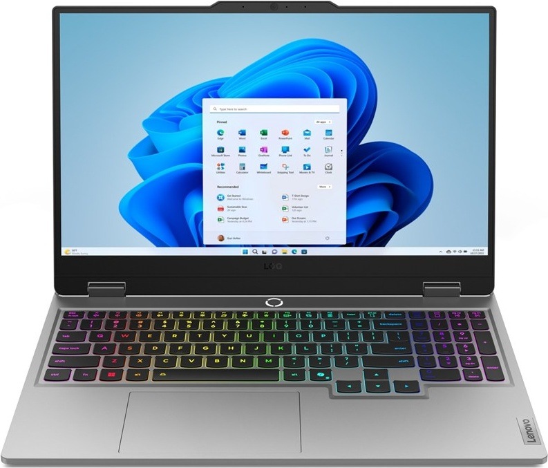 Notebook Lenovo LOQ 15IRX10, šedá barva