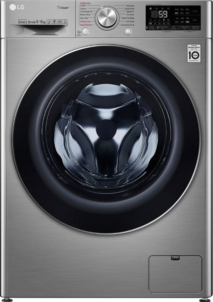 LG F4DV709H2T, stříbrná