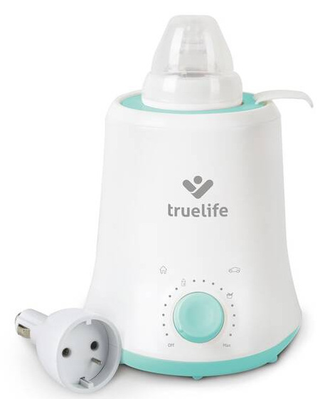 Ohřívač kojeneckých lahví TrueLife Invio BW Single bílý/zelený