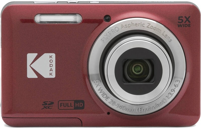 Kodak Friendly Zoom FZ55, červená 