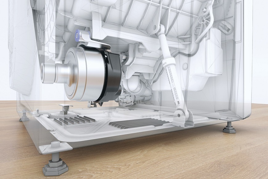 Předem plněná pračka Gorenje W3NGPI62SBS, bílá, invertorový motor