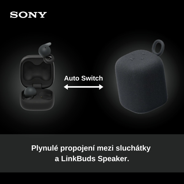 Sluchátka Sony LinkBuds Open - černá