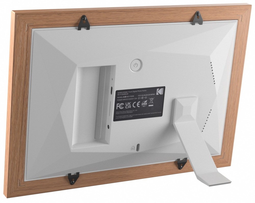 Fotorámeček digitální Kodak RCF-702W podporuje Wi-Fi konektivitu pro zasílání snímků z ostatních zařízení