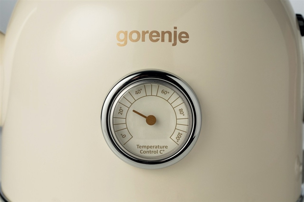 Rychlovarná konvice Gorenje K17CLIN, 1,7 l béžová Detail konvice Gorenje