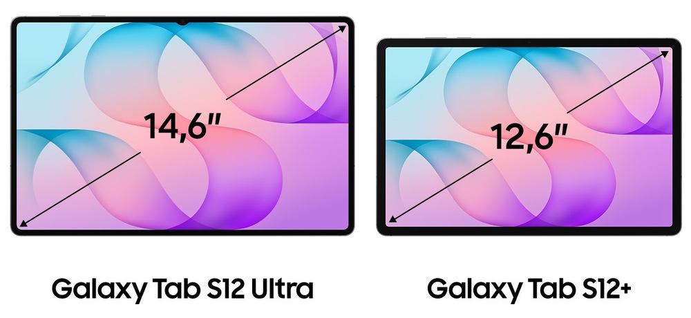 Dotykový tablet Samsung Galaxy Tab S12+ 12 GB / 256 GB + dotykové pero stříbrný Samsung Galaxy Tab S12+ je oproti verzi Ultra výrazně kompaktnější