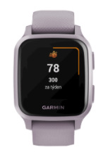 Chytré hodinky Garmin Venu Sq - Orchid/Orchid Band