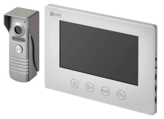 Dveřní videotelefon EMOS EM-101WIFI s aplikací pro mobily Dveřní videotelefon EMOS EM-101WIFI s aplikací pro mobily