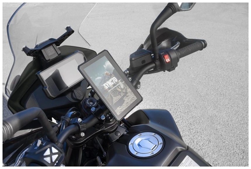 MOTO displej Interphone RideSync 70 černý MOTO displej Interphone RideSync 70 černý
