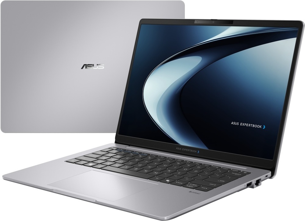 Notebook Asus ExpertBook P3 G2 šedý Přední a zadní strana laptopu Asus ExpertBook P3 G2