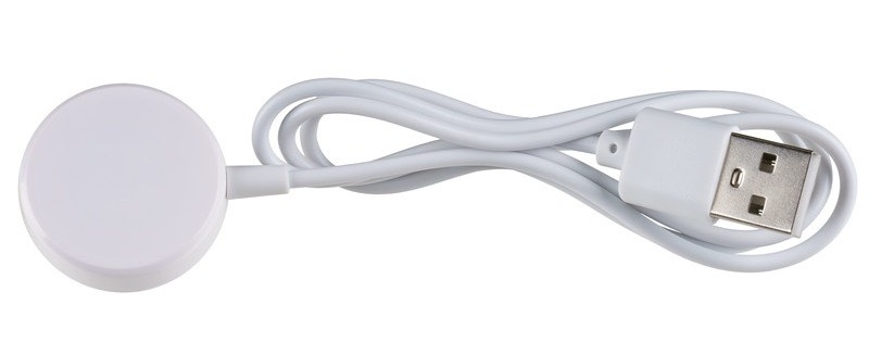 Nabíjecí kabel Garett pro hodinky, bílá barva