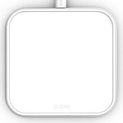Bezdrátová nabíječka ZENS Aluminium Single 10W bílá Bezdrátová nabíječka ZENS Aluminium Single 10W bílá