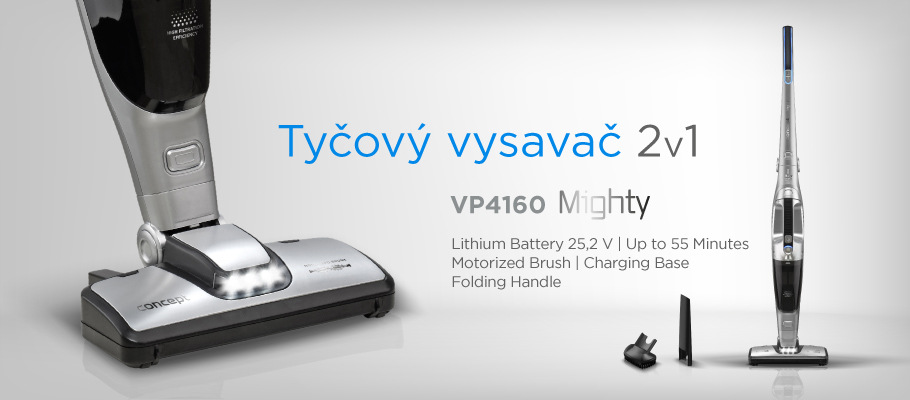 Tyčový vysavač Concept VP4160 Mighty 25,2 V Tyčový vysavač Concept VP4160 Mighty 25,2 V