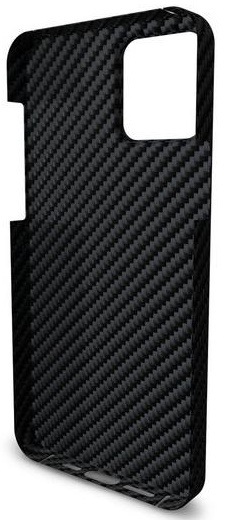 Kryt na mobil Epico Carbon na Apple iPhone 12/12 Pro černý