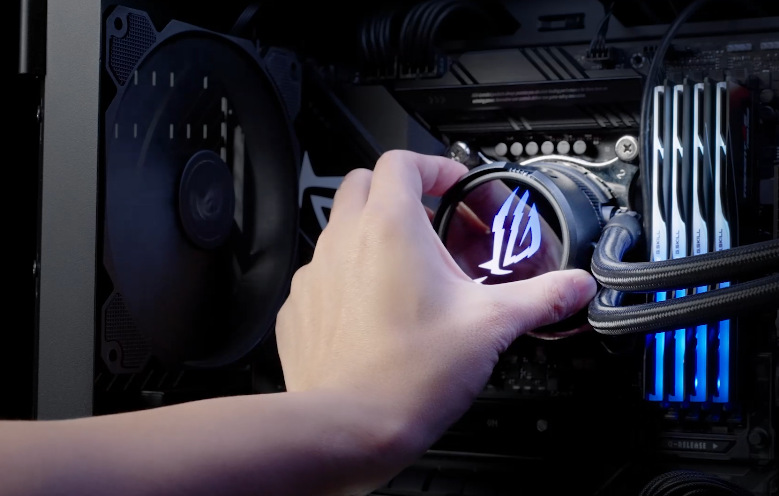 Vodní chladič Asus ROG Strix LC III 240 ARGB Whitie Vodní chladič Asus ROG Strix LC III 240 ARGB Whitie