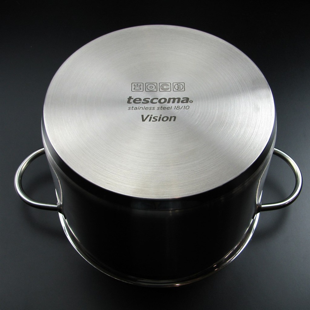 Hrnec s poklicí Tescoma VISION 24 cm, 7,0 l nerez Hrnec s poklicí Tescoma VISION 24 cm, 7,0 l nerez